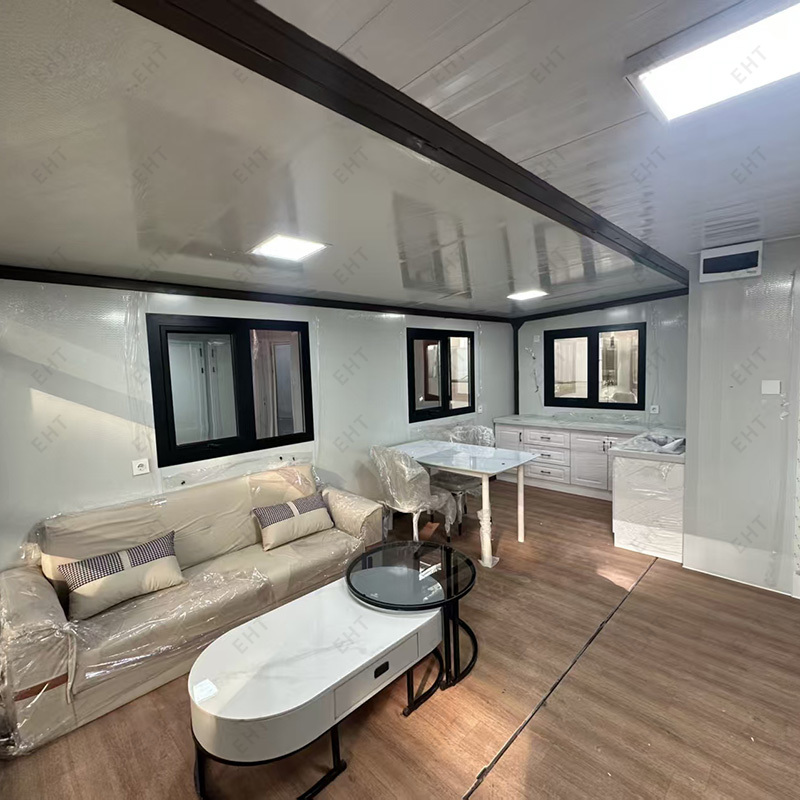 Unit Hidup Mudah Alih Pasang Siap Rumah Bekas Sayap Berkembar 20 kaki