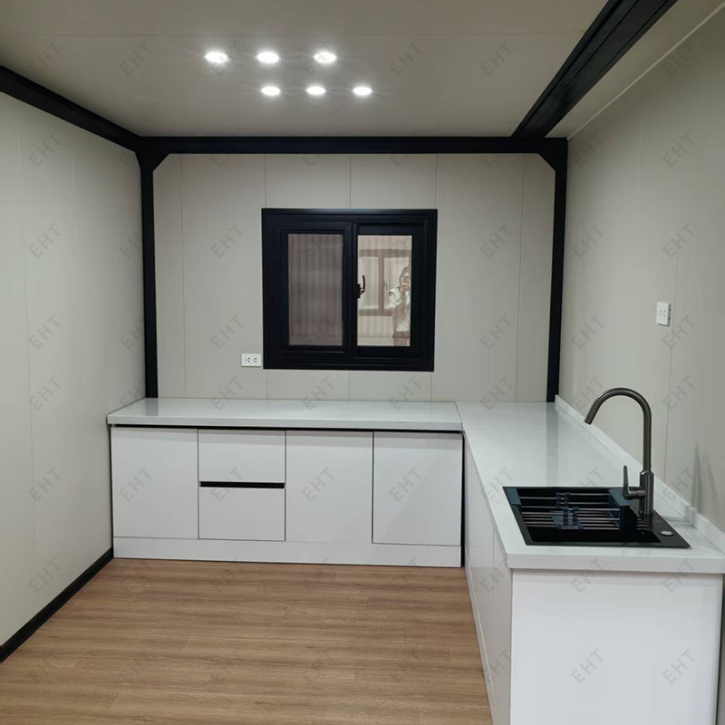 Unit Hidup Mudah Alih Pasang Siap Rumah Bekas Sayap Berkembar 20 kaki